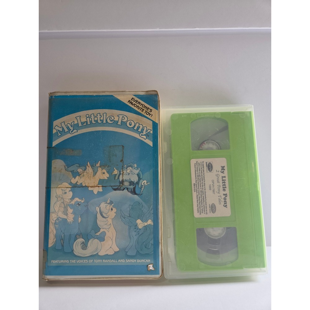 My Little Pony VHS Lot 1984 Childrens Video Library & 2006 Rhino Green Tape